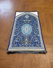 lacivert ortopedik seccade etnik desenli 3