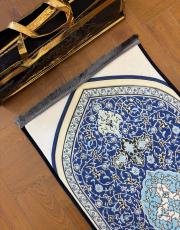 lacivert ortopedik seccade etnik desenli 6