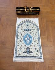 bej ortopedik seccade etnik desenli