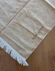 bej isme özel kabe desenli seccade seti 3