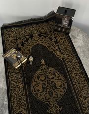siyah ibadet seti 4 parça 4
