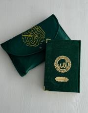 yeşil isme özel kuran seti ( orta boy ) 2