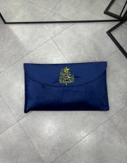 lacivert seccade çantası ( hayyal es salah yazılı )
