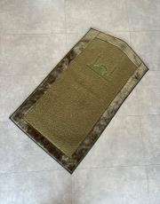 haki seccade cami desenli deri astarlı 2