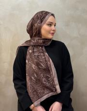 koyu vizon valeria vual desen şal 2