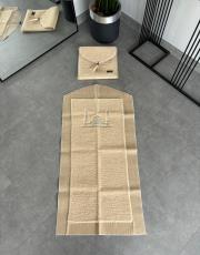 bej çantalı seccade deri kenarlı