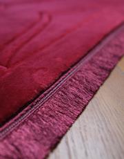 bordo ortopedik seccade peluş kumaşlı 5