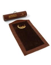 acı kahve çantalı süper lüks seccade - 1 2