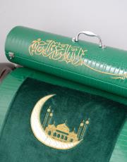 yeşil çantalı süper lüks seccade - 1 7