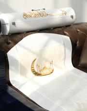 beyaz çantalı süper lüks seccade - 1 3