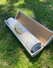 beyaz çantalı süper lüks seccade - 1 5