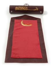 bordo çantalı süper lüks seccade - 1