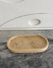 bej traverten sunum tabağı 2