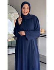 lacivert adriana parça detaylı  ferace 2