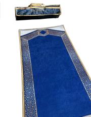 lacivert ortopedik seccade etnik desenli - 2 3