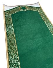 yeşil ortopedik seccade etnik desenli - 2 3