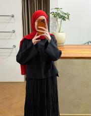 siyah kraşlı etekli takım 2