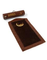 acı kahve çantalı süper lüks seccade - 2 ( isme özel ) 2