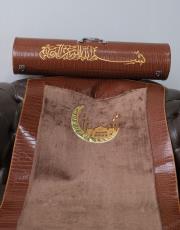 acı kahve çantalı süper lüks seccade - 2 ( isme özel ) 6