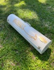 beyaz çantalı süper lüks seccade - 2 ( isme özel ) 2