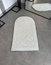 gri - gri biyeli ortopedik seccade mihrap dizayn 3