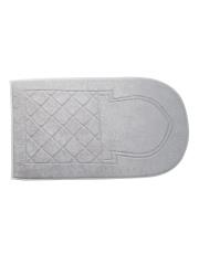 gri - beyaz biyeli ortopedik seccade mihrap dizayn 6