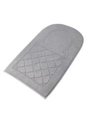 gri - beyaz biyeli ortopedik seccade mihrap dizayn 8