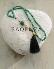 yeşil inci tesbih vavlı püsküllü 2