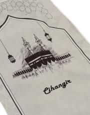 kabeli siyah beyaz isme özel çocuk seccadesi 3