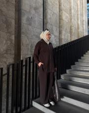 kahve modal bol formlu takım 2