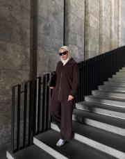 kahve modal bol formlu takım 3