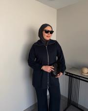 lacivert modal bol formlu takım 2