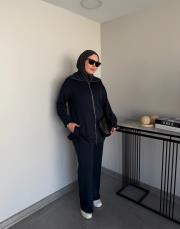 lacivert modal bol formlu takım 3