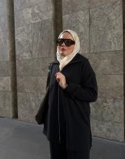 siyah modal bol formlu takım 4