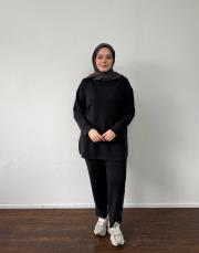 siyah modal havuç formlu takım