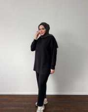 siyah modal havuç formlu takım 2