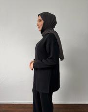 siyah modal havuç formlu takım 3