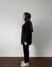 siyah modal havuç formlu takım 4