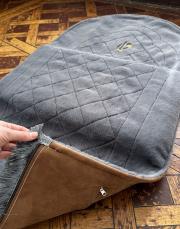 gri ortopedik yastıklı diz ağrısına özel seccade 3