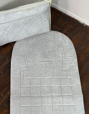 gri - gri biyeli ortopedik seccade mihrap dizayn -2 3