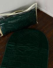 yeşil - yeşil biyeli ortopedik seccade mihrap serisi -2 4