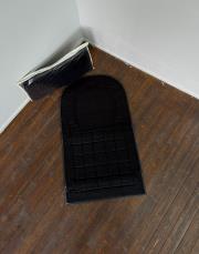 siyah - siyah biyeli ortopedik seccade mihrap serisi -2 5