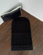 siyah - siyah biyeli ortopedik seccade mihrap serisi -2 6