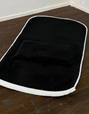 siyah 7 cm memory foam yastıklı seccade 3