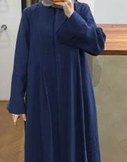 lacivert tensel pileli uzun takım 5