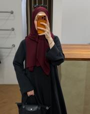 siyah tensel pileli uzun takım 3