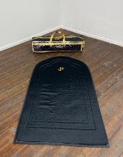 siyah ortopedik seccade yadigar serisi saçaksız