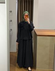 siyah tensel etekli takım