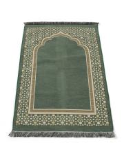 yeşil şönil seccade seti  yaldız 2029 2