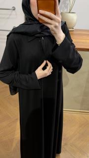 siyah açelya modal elbise 2